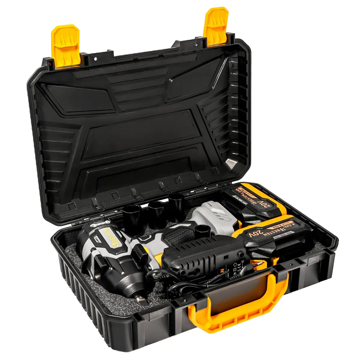 Klucz udarowy BESTEN BE0002892 - walizka w zestawie mocna